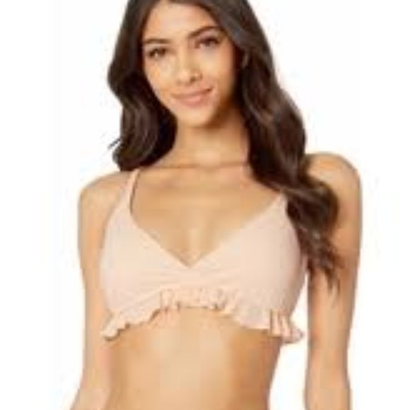 POLO RALPH LAUREN 2 Piece Orange White Bikini Set - Picture 4 of 10